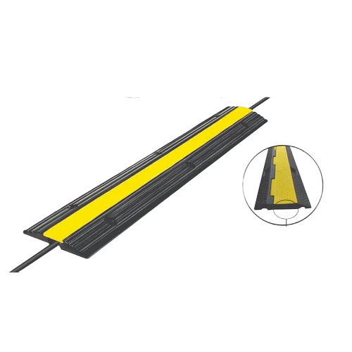 1 Channel Cable Protector - Color: Black & Yellow