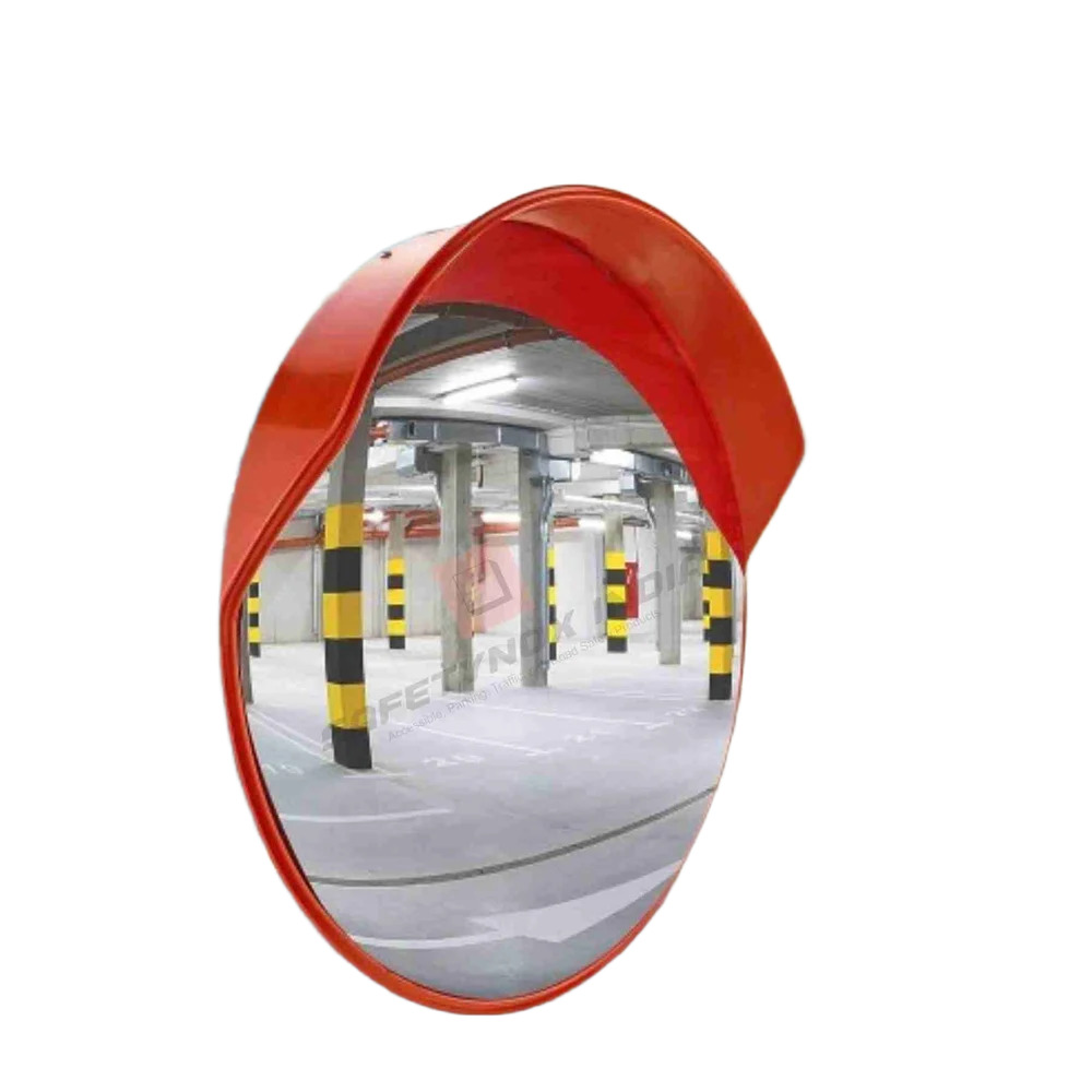 100 Cm Convex Mirror - Color: Red