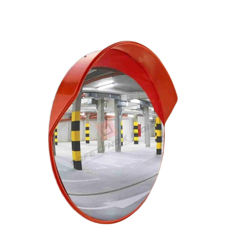 80 Cm Convex Mirror - Color: Red