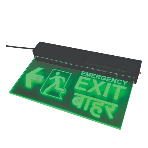 Led Safety Signage - Color: Green