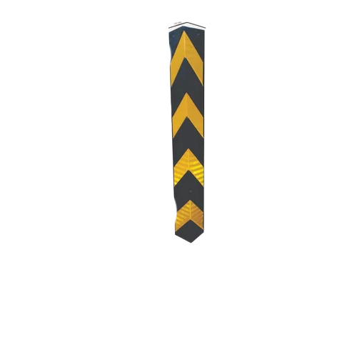 L Shape Rubber Corner Guards - Color: Black & Yellow