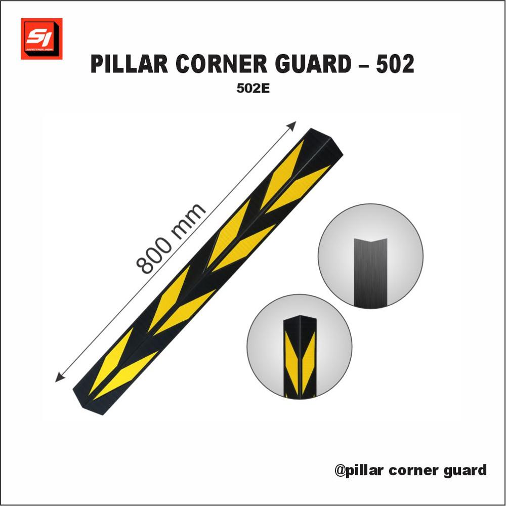 Pillar Corner Guards - 502e - Color: Yellow And Black