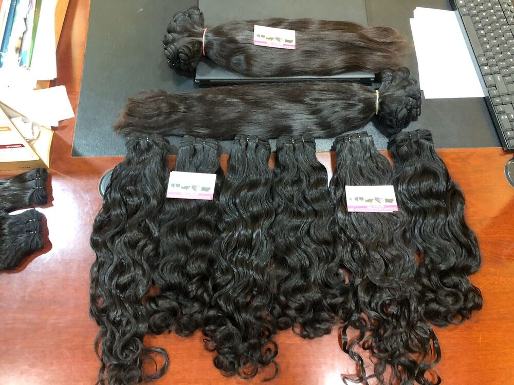 Raw Wet And Wavy Curly Hair Extension - Application: Profesional