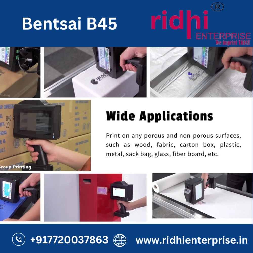 Ridhi Bentsai B45 2 Inch Handheld Tij Machine - Features: Portable