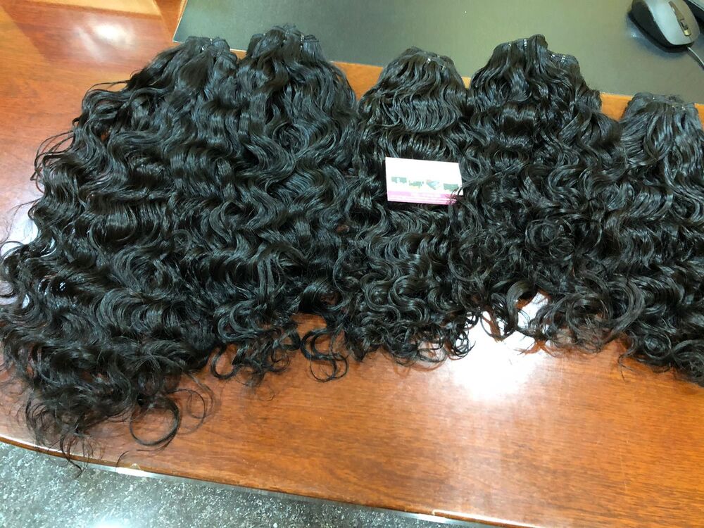 Raw Natural Curly Frontal Wig Extension - Application: Profesional