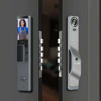 Premium Automatic Door Lock - Color: Silver