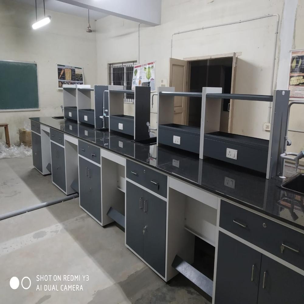 Chemistry Lab Table - Assembly: No Assembly Required