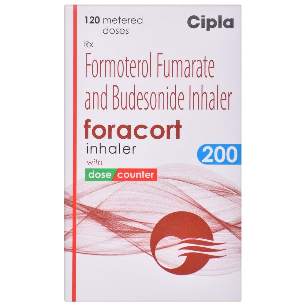 Foracort Formoterol+Budesonide Inhaler 200 Mg