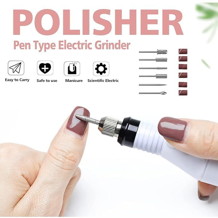 Portable Electric Nail File Kit