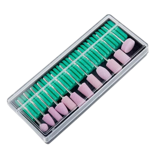 2 Box Quartz Abrasive Wool Electric Drill Bit - Color: Pink