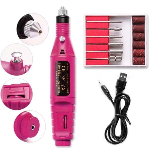 1 Set Mini Electric Nail Drill Machine
