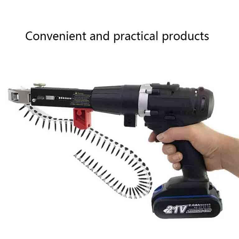 Chain Nail Gun Adapter - Color: Black