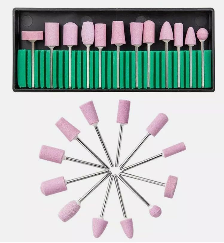 12 Pcs Stainless Ceramic Electric Machine Drill Bit