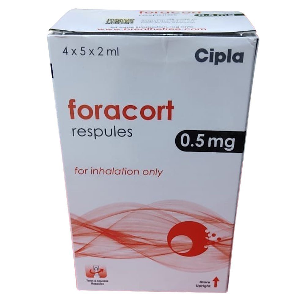 Foracort 0.5mg Formoterol + Budesonide Respules (2ml Each)