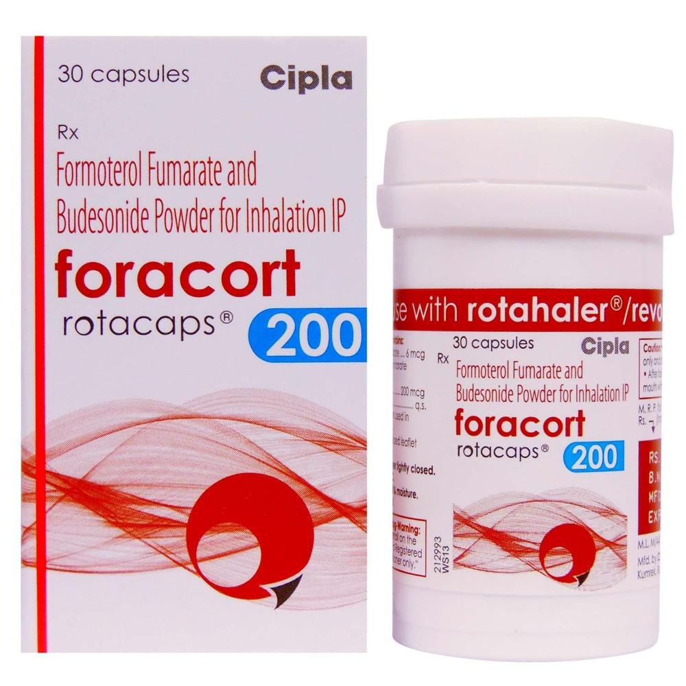 Foracort 200 Formoterol + Budesonide Rotacap - Drug Type: General Medicines