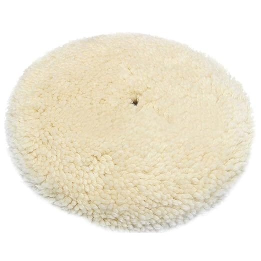 Soft Wool Buffing Pad - Color: White