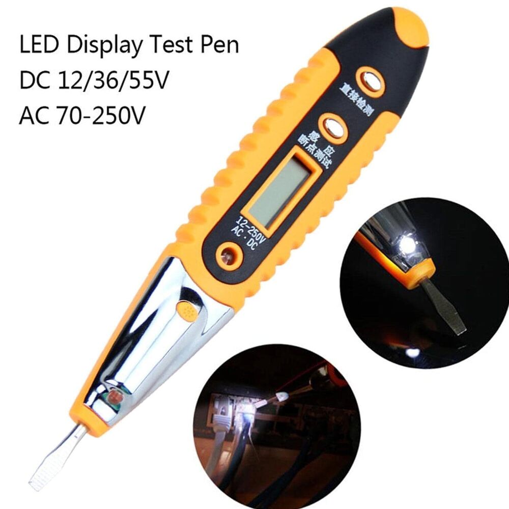 Ac Dc Electric Test Pen - For Use In: Industrial