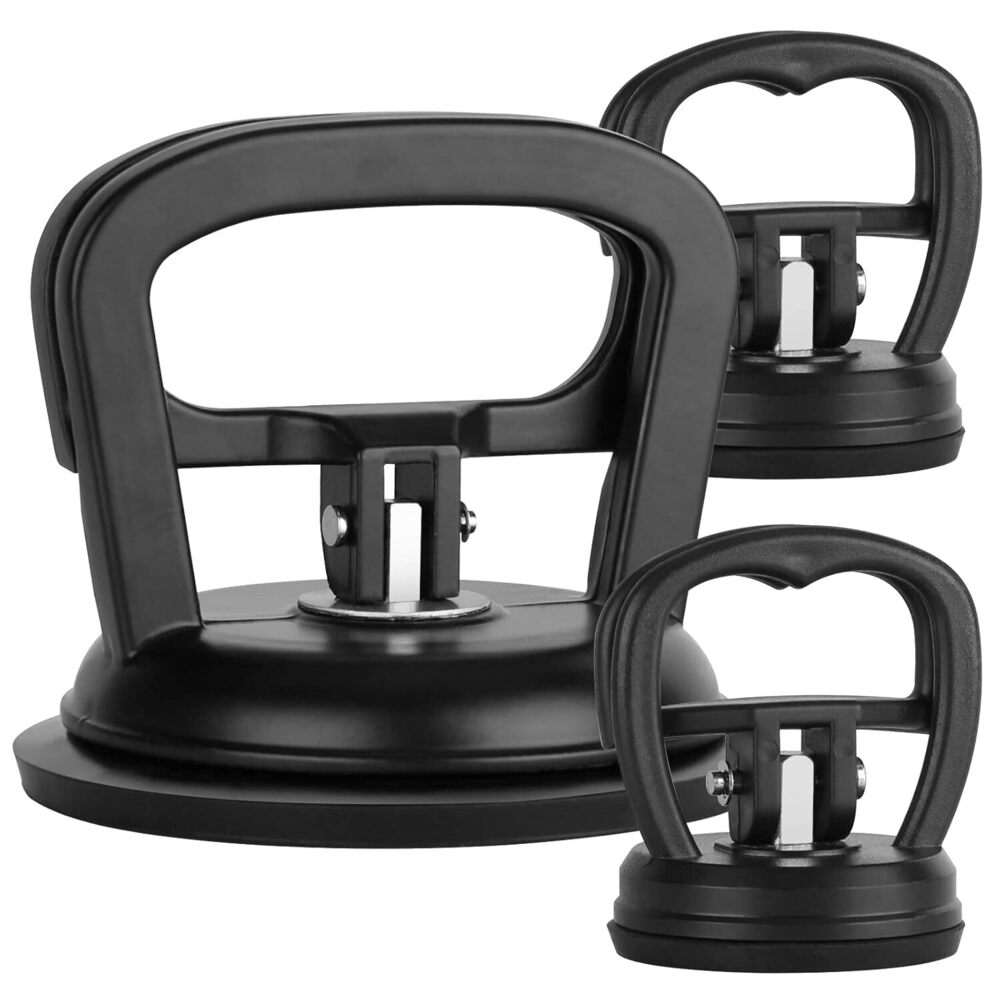 Aluminum Car Dent Puller Suction Cup - Color: Black