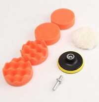 7 Pcs 5 Inch Buffing Pad Auto Car Polishing Wheel Kit