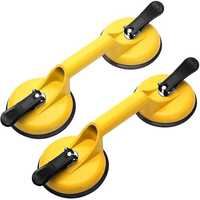 2 Pcs Glass Suction Cup - Color: Yellow And Black