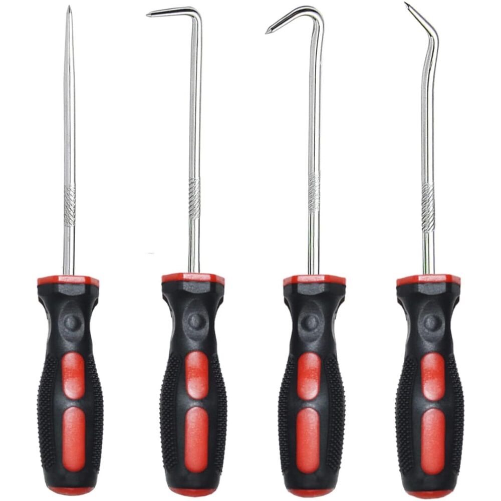 4-Piece Pick And Hook Set - Color: Silver