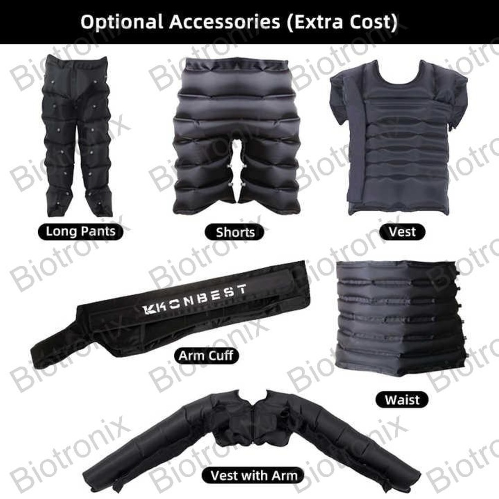 Pneumatic Compression Device Leg Pump Machine for Lymphedema, Circulation and Swelling Fullset