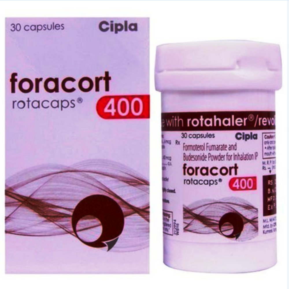Foracort 400 Formoterol + Budesonide Rotacaps