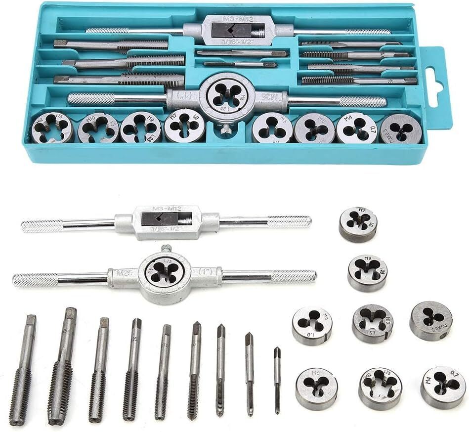 20 Piece Metric Tap And Die Set