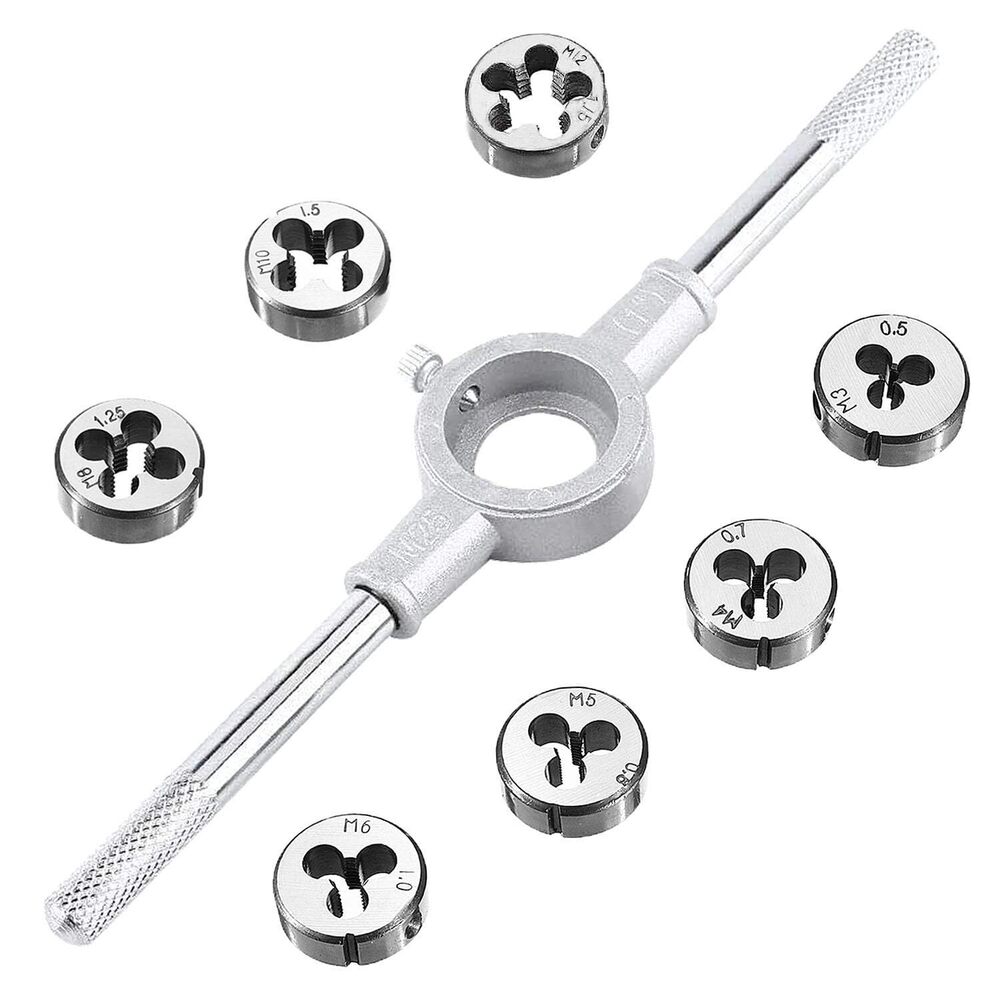 8 Pcs Metric Die Set