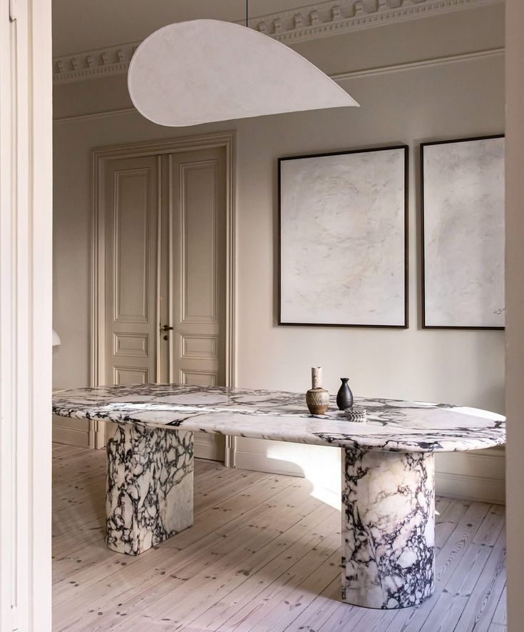 marble dining table