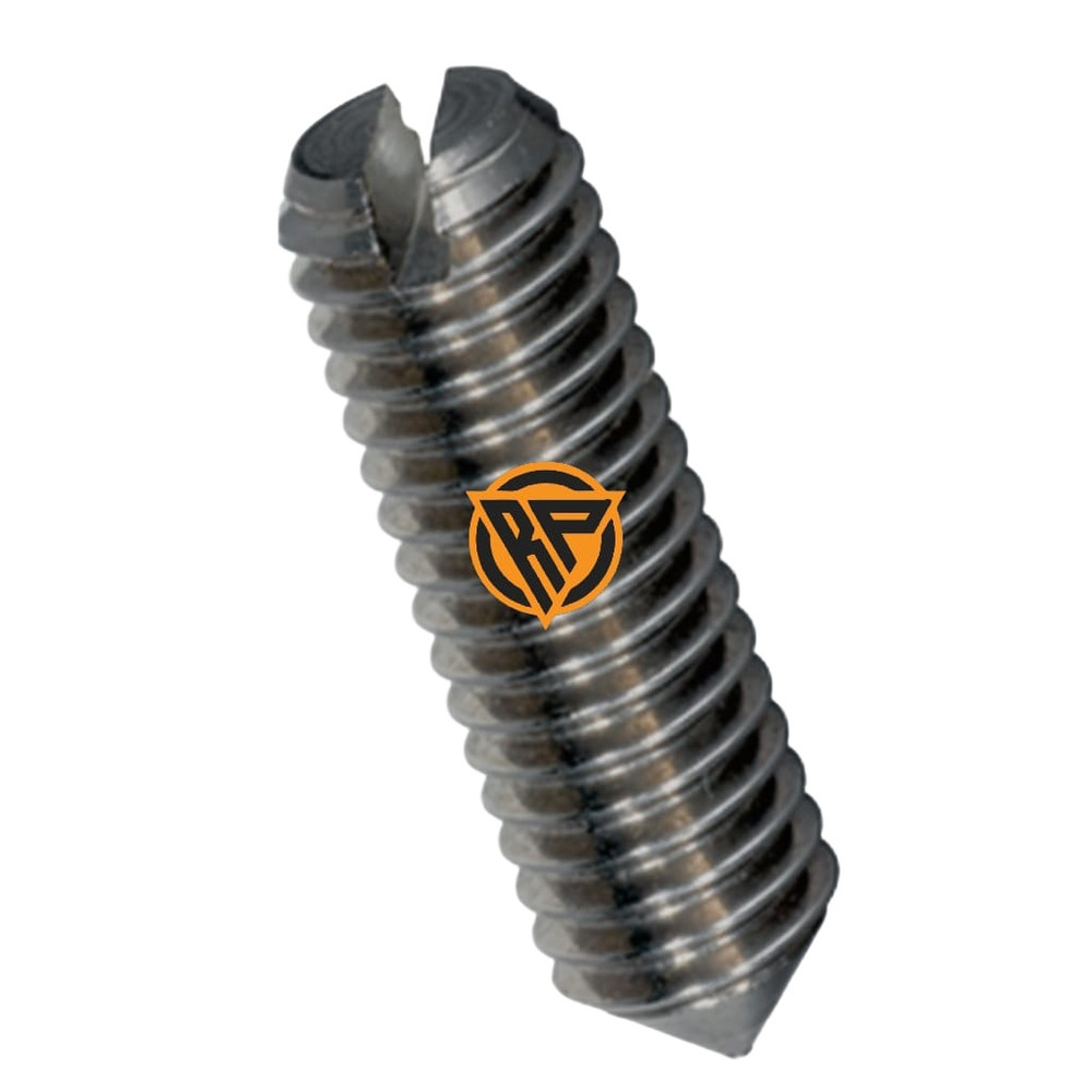 Slotted Grub Screw - Color: Silver