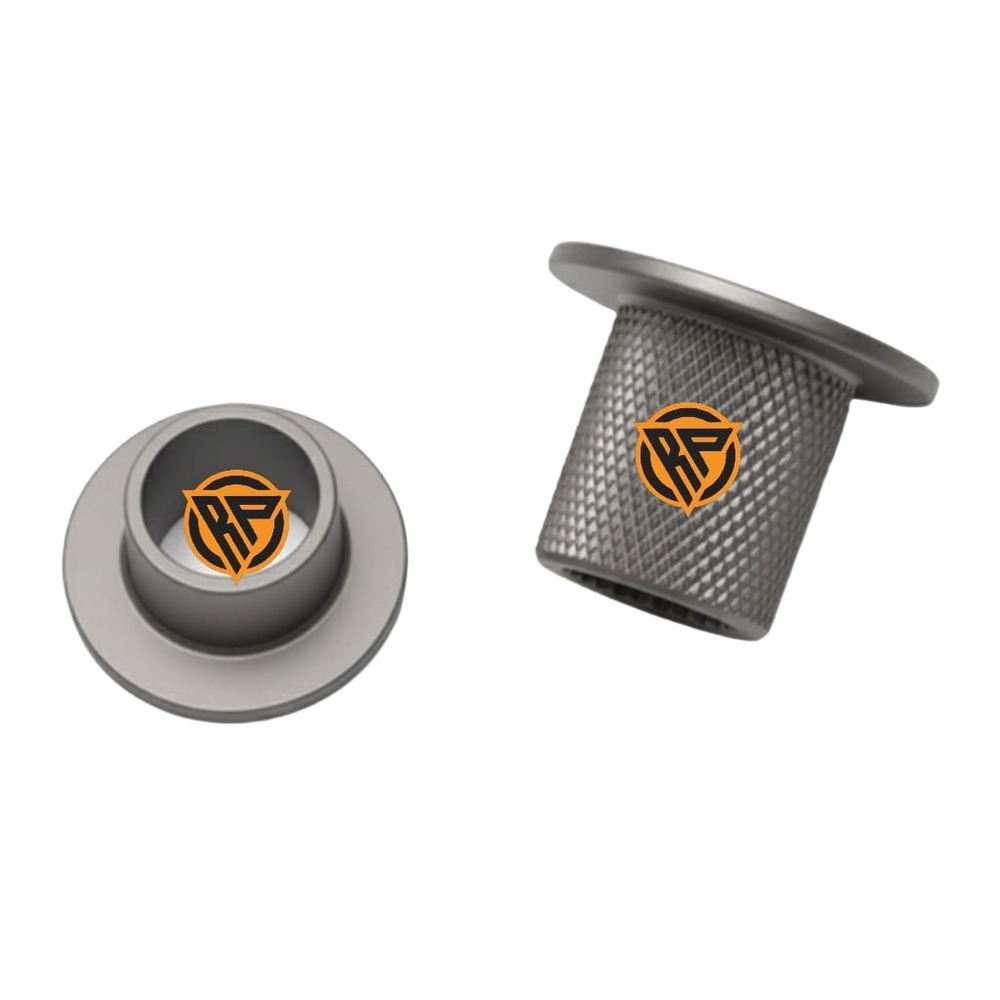 Knurling Bush - Color: Silver