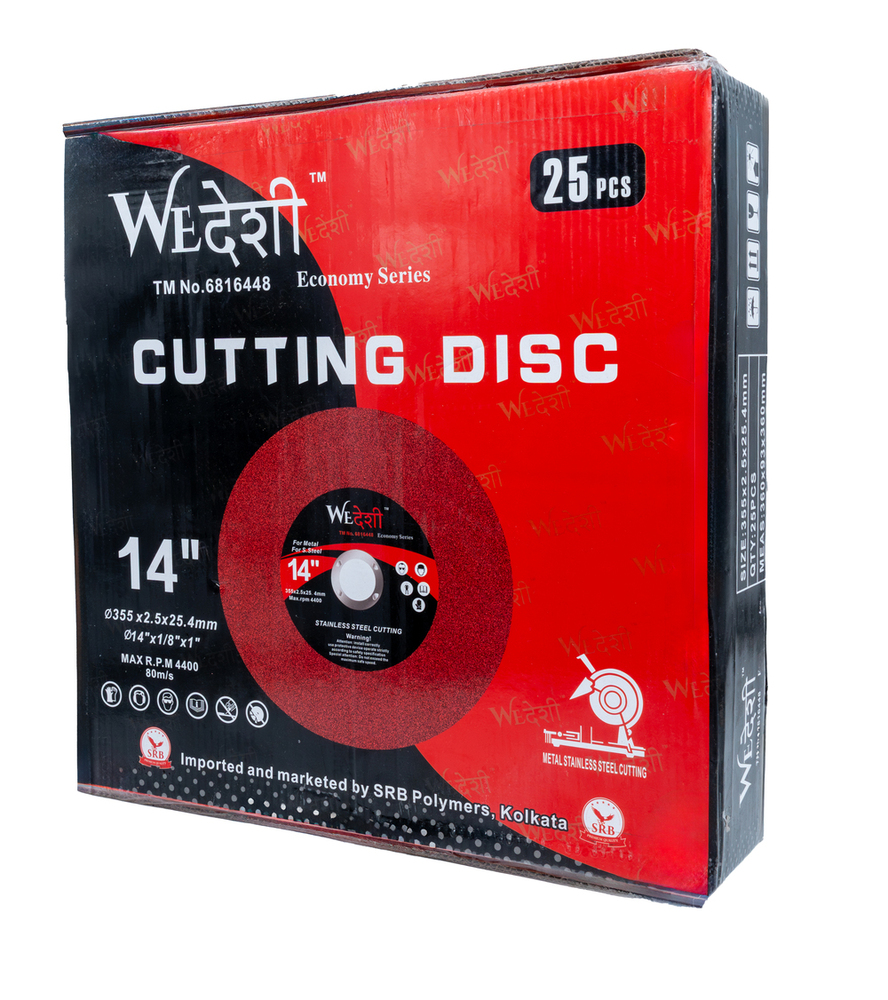 We Desi 14 Inch Red - Features: High Durability And Efficient Metal Cutting