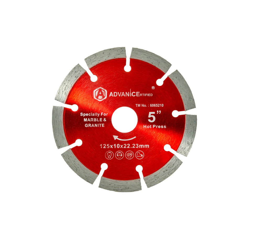 Diamond Saw Blade - 5 Inch Seg - Color: Red