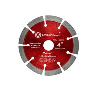 Diamond Saw Blade - 4 Inch Seg - Color: Black