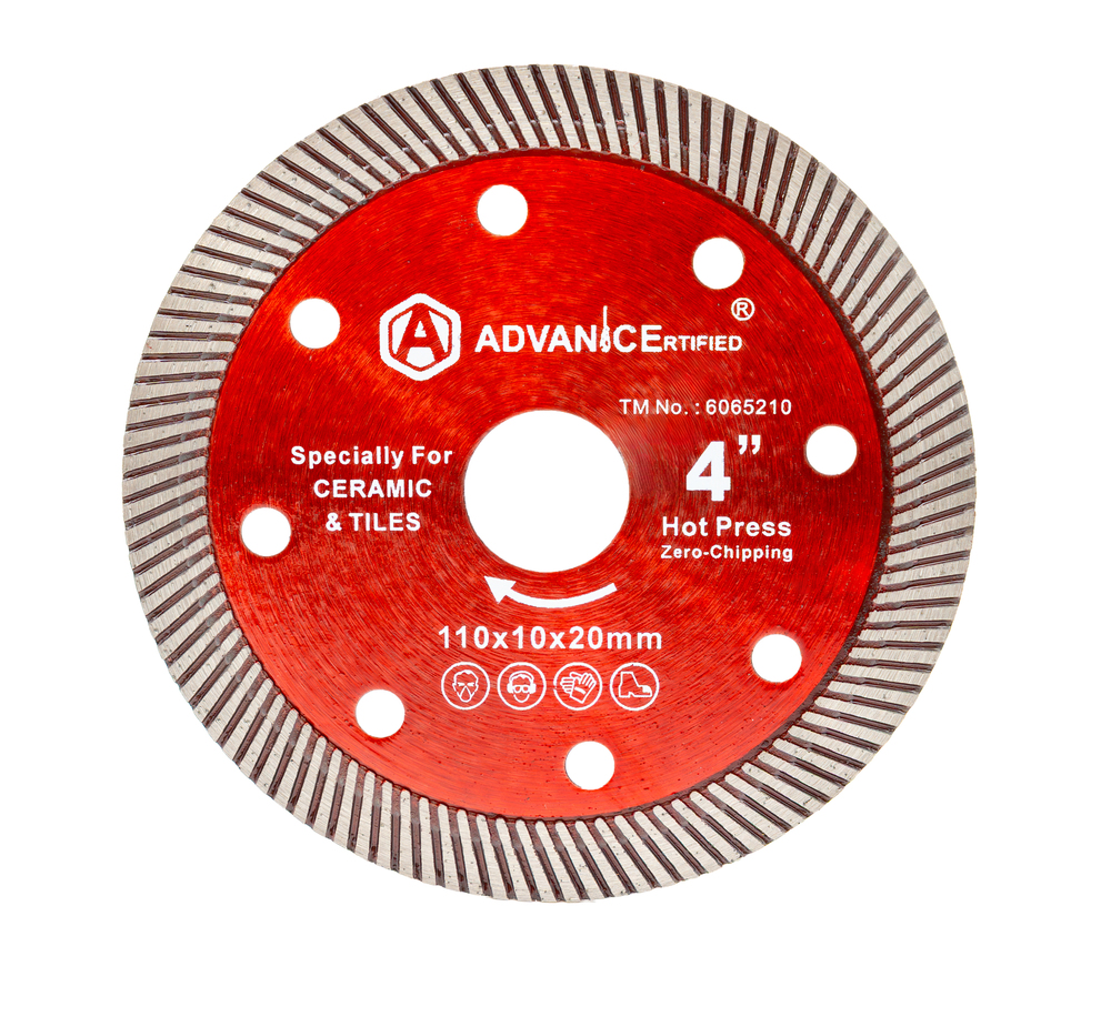 Advance 4 Inch Hotpress Wheel - Blade Size: 110 X 10 X 20 Mm