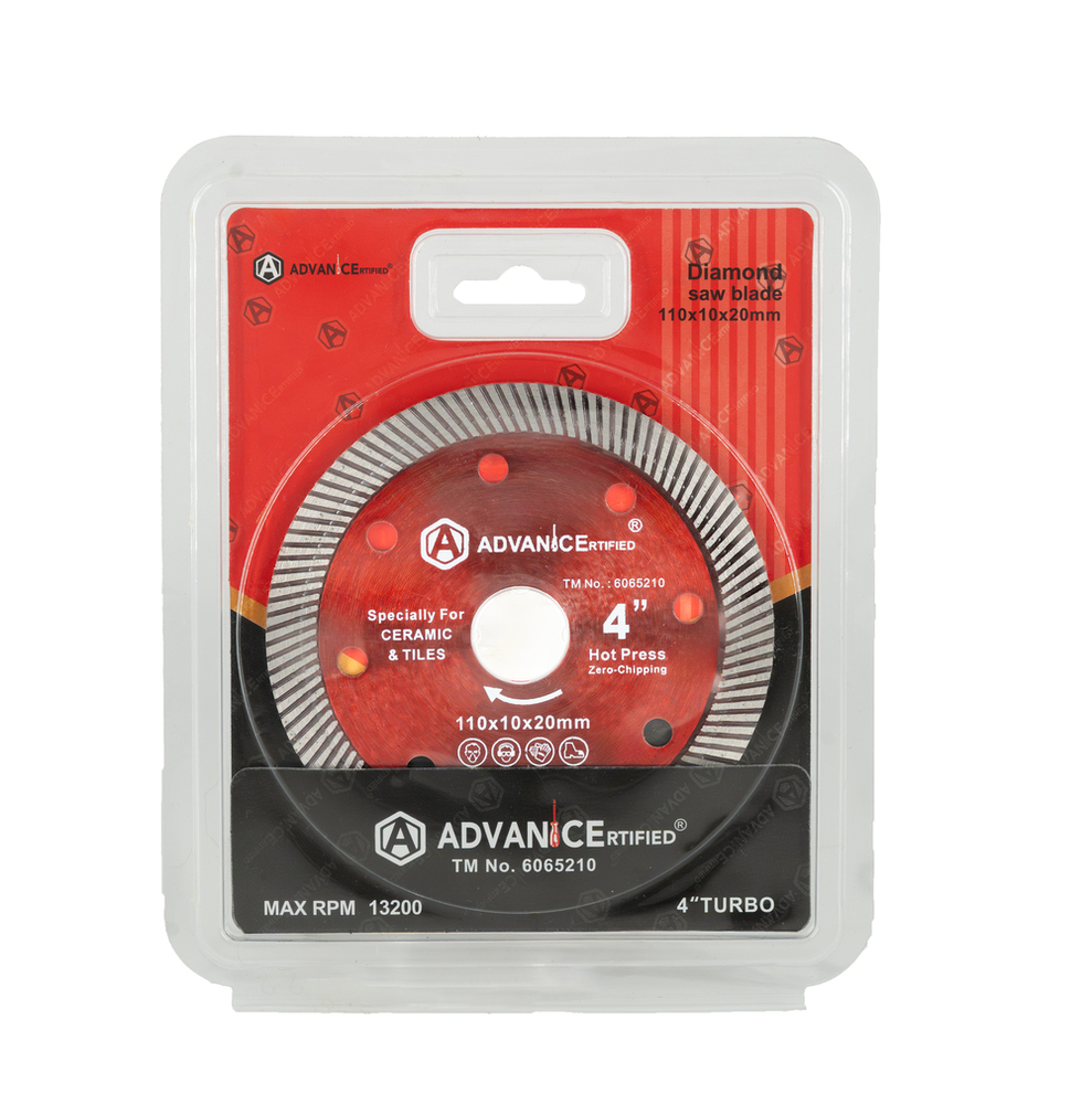Advance 4 Inch Hotpress Wheel - Bladeâ Size: 110 X 10 X 20 Mm