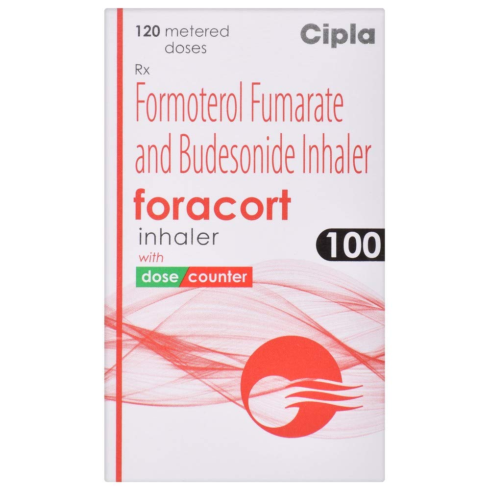 Foracort 100 Formoterol + Budesonide Inhaler - Drug Type: General Medicines