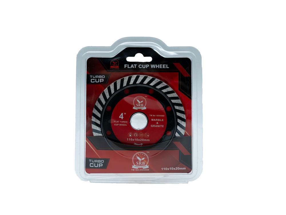 Flat turbo blades