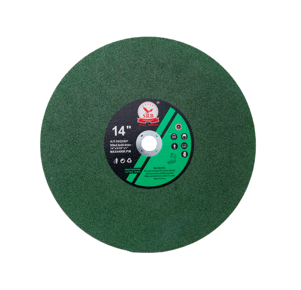 Srb 14 Inch Professional Cutting Wheel Green - Shape: Round