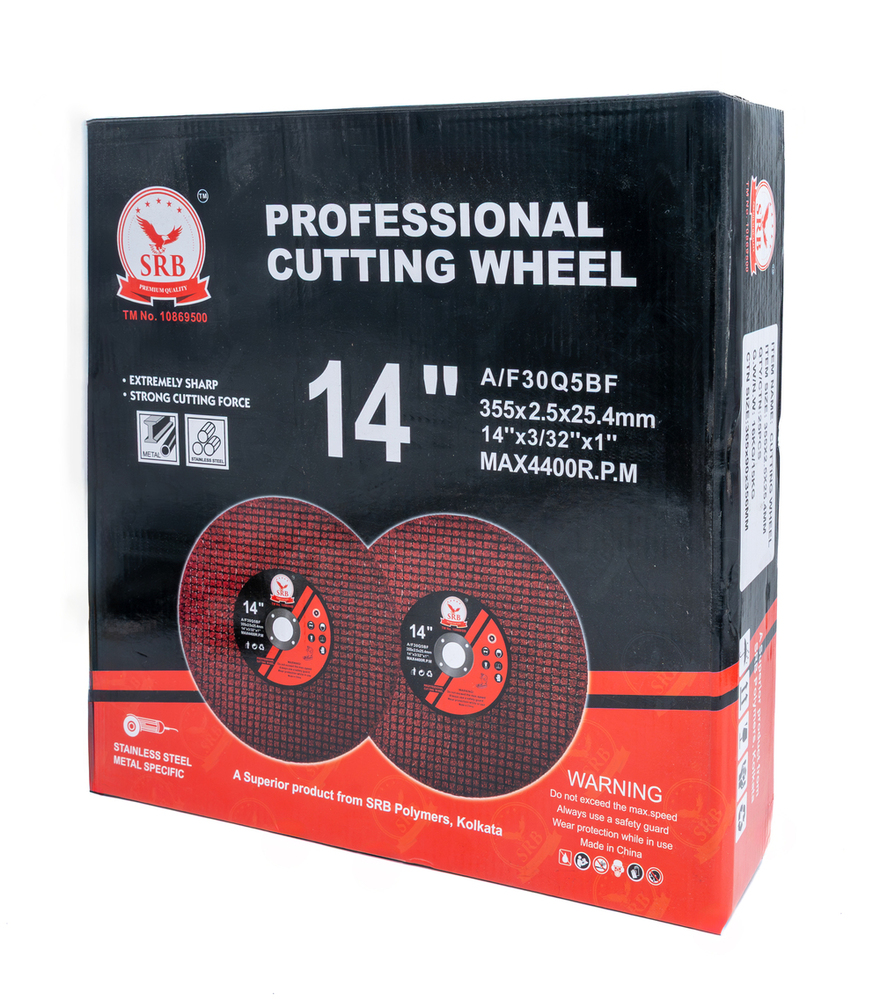 Srb 14 Inch Professional Cutting Wheel - Color: Black