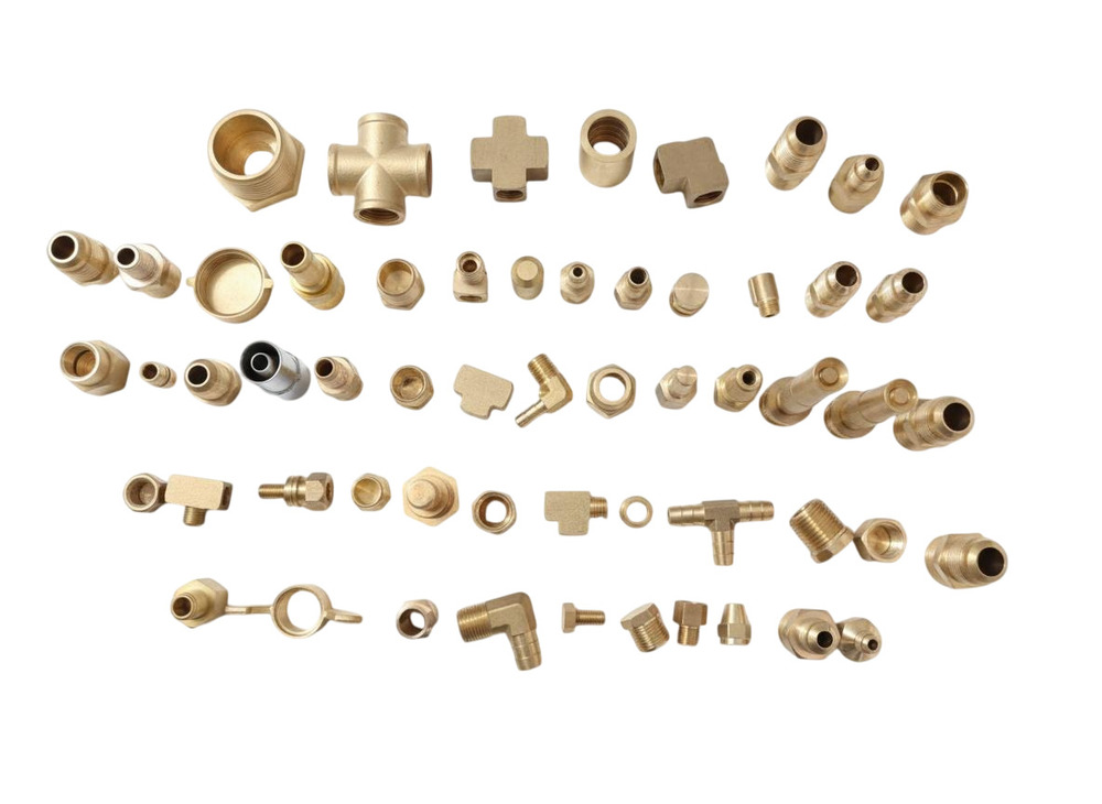 Assortment Brass Fittings - Color: Golden