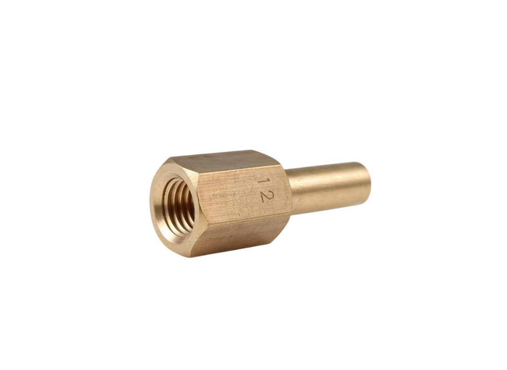 Brass Adapter With Integrated Stem - Color: Golden