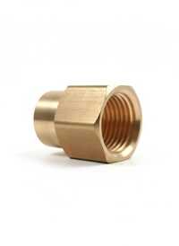 Brass Coupling Nut - Color: Golden