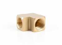 Brass Female Threaded Elbow - Color: Golden