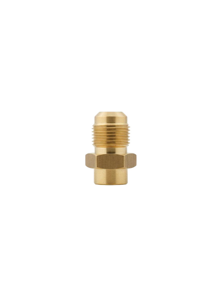 Brass Flare Nipple - Color: Golden