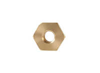 Female Threaded Brass Hex Bushing - Color: Golden