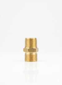 Male Threaded Brass Hex Nipple