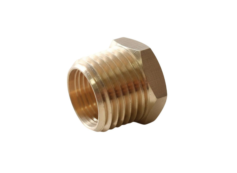 Brass Hex Plug - Color: Golden