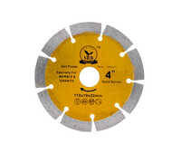Diamond Saw Blade - 4 inch Segment Gold